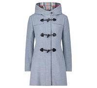Gil Bret Damen Dufflecoat mit Kapuze Bright Blue Melange,44