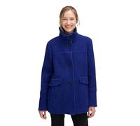 Wolljacke GIL BRET, Damen, Gr. 40, blau (bright blau melange), Web, Obermaterial: 32% Baumwolle, 27% Polyester, 18% Wolle, 18% Polyacryl, 5% sonstige Fasern, unifarben, casual, gerade Po-bedeckend, Ru
