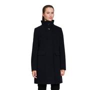 Wolljacke GIL BRET, Damen, Gr. 42, blau (night blau), Obermaterial: 75% Wolle, 20% Polyamid, 5% Kaschmir, unifarben, tailliert ca. Mitte Oberschenkel, gerader Abschluss, Jacken, mit Stehkragen (181027