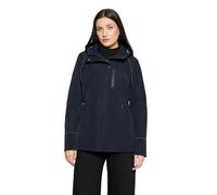 Gil Bret Sommerjacke Damen mit Kapuze lässig dunkelblau 100% Polyester Größe 36