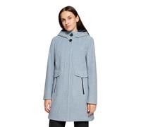 Wolljacke GIL BRET "Damen Wolljacke mit Kapuze", Damen, Gr. 40, blau (bright blau melange), Obermaterial: 70% Wolle, 20% Polyester, 10% Polyamid. Besatz: 100% Polyamid / Futter: 100% Polyester. Füllun