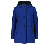 Gil Bret Damen Wolljacke mit Kapuze Bright Blue Melange,36
