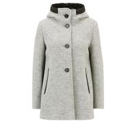 Gil Bret Damen Wolljacke mit Kapuze Light Grey Melange,38