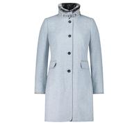 Gil Bret Damen Wollmantel mit Stehkragen 38, Light Turquiose Melange