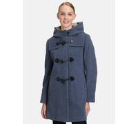 Outdoorjacke GIL BRET "Gil Bret Damen Dufflecoat mit Kapuze", Damen, Gr. 48, blau (marineblaus), Obermaterial: 75% Wolle, 20% Polyamid, 5% Kaschmir. Besatz: 75% Wolle, 20% Polyamid, 5% Kaschmir. Futte