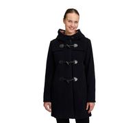 Outdoorjacke GIL BRET "Gil Bret Damen Dufflecoat mit Kapuze", Damen, Gr. 48, blau (dunkelblau), Obermaterial: 75% Wolle, 20% Polyamid, 5% Kaschmir. Besatz: 75% Wolle, 20% Polyamid, 5% Kaschmir. Futter