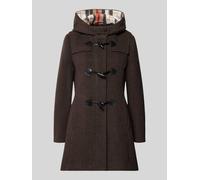 Gil Bret Regular Fit Dufflecoat aus Woll-Mix in Mittelbraun, Größe 38