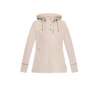 Gil Bret Sommerjacke Powder Pearl Damen mit Kapuze lässig geschnitten Beige Gr. 44