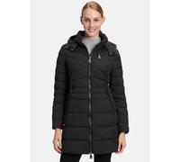 Steppjacke GIL BRET "Gil Bret Damen Steppmantel mit abnehmbarer Kapuze", Damen, Gr. 46, schwarz, Obermaterial: 100% Polyamid. Besatz: 85% Polyester, 15% Polyurethan, sportlich, tailliert, Jacken (9157