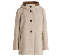 Wolljacke GIL BRET "Damen mit Kapuze", Damen, Gr. 46, beige (light sand), Plüsch, Obermaterial: 60% Wolle, 22% Polyamid, 13% Polyester, 5% diverse Faserarten. Besatz: 100% Polyamid. Futter: 100% Polye