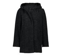 Wolljacke GIL BRET, Damen, Gr. 38, schwarz (schwarz, grau), Web, Obermaterial: 32% Baumwolle, 27% Polyester, 18% Wolle, 18% Polyacryl, 5% sonstige Fasern, unifarben, bequem Po-bedeckend, Rundhals, Jac