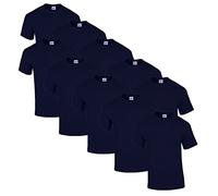 Gildan 10 T Shirts Heavy Cotton M L XL XXL 3XL 4XL 5XL Diverse Farben auswählbar, 10x Navy + 1 HL-Kauf Block, 4XL