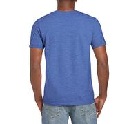 Gildan 64000 Mens Short Sleeve Softstyle T-Shirt Tee M,Heather Royal
