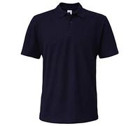 Gildan 64800 Softstyle Erwachsene Double Pique Polo Shirt, Navy, Mittel
