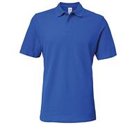 Gildan 64800 Softstyle Erwachsene Double Piqué Poloshirt, Königlich (Royal), 4X-Groß