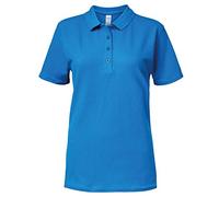 Gildan 64800L Damen Softstyle Doppel-Piqu -Poloshirt, saphir, XX-Large