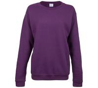 Gildan Damen Fleece Crewneck, Style G18000fl Sweatshirt, aubergine, XX-Large