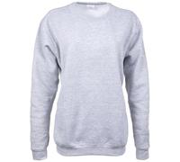 Gildan Damen Fleece Crewneck Style G18000FL Sweatshirt, Grau-Sport Grey, X-Large