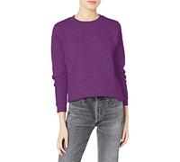 Gildan Damen Fleece Rundhalsausschnitt, Stil G18000fl Sweatshirt, aubergine, Small