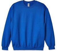 Gildan Damen Fleece-Sweatshirt mit Rundhalsausschnitt, Stil G18000, königsblau, Large