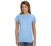 Gildan Damen Kurzarm T-Shirt M,Hellblau
