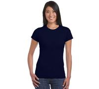 GILDAN Damen Ladies' Softstyle 64000L T-Shirt, Blau (Navy 32), 44 (Herstellergröße: XL)