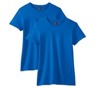 Gildan Damen Softstyle Baumwoll, Style G64000l, T-Shirt, Royal (2er-Pack), X-Large