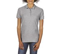 Gildan Damen Softstyle Double Piqué Polo 64800L sport grey (heather) L