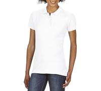Gildan Damen Softstyle Double Piqué Polo 64800L white L