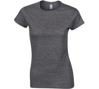 Gildan Damen Softstyle T-Shirt 64000L dark heather L