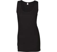 G64200L Gildan Trägershirt Unterhemd für Damen Softstyle® Black M