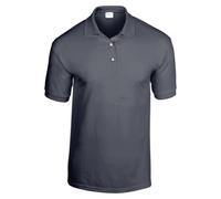Gildan DryBlend Herren Polo-Shirt, Kurzarm (S) (Dunkelgrau)