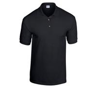 Gildan DryBlend Herren Polo-Shirt, Kurzarm (XL) (Schwarz)