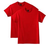 Gildan DryBlend T-Shirt, Unisex, für Erwachsene, Stil G8000, Multipack, Rot (2er-Pack), L