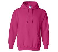 Gildan Erwachsene Fleece Kapuzen-Sweatshirt, Stil G18500, Multipack, Heliconia, Small