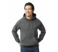 Gildan Fleece-Kapuzenpullover für Erwachsene, Stil G18500, Mehrfachpackung, Charcoal (1er-Pack), X-Large