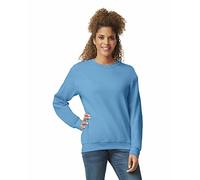 Gildan Herren Fleece Crewneck Sweatshirt Style G18000 Hemd, Blickdicht, Blau (Carolina Blue), Small