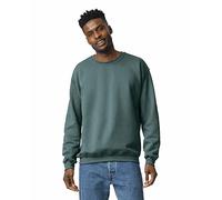 Gildan Herren Sweatshirt aus Fleece mit Rundhalsausschnitt, Stil G18000 T-Shirt, Dunkles Erika, XXL