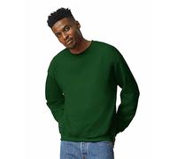 Gildan Unisex Fleece Crewneck, Style G18000, Multipack Sweatshirt, Waldgrün (1er-Pack), Large