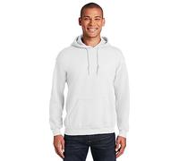 Gildan G185 Heavy Blend Erwachsene Kapuzenpullover weiß, Weiss/Opulenter Garten