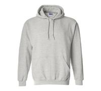 Gildan G185 Kapuzenpullover für Erwachsene, schwerer Stoff, asche, Medium