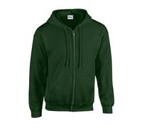 Gildan - Heavy Blend™ Adult Full Zip Hooded Sweatshirt Forest Green - Gr. - XL