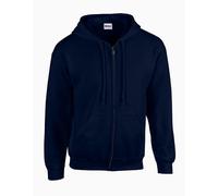 Gildan Herren Heavy Blend Classic Fit Adult Full Zip Hooded Sweatshirt Sweatjacke 18600 navy 3XL