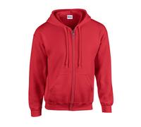 Gildan - Heavy Blend™ Adult Full Zip Hooded Sweatshirt Red - Gr. - L