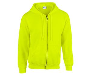Gildan - Heavy Blend™ Adult Full Zip Hooded Sweatshirt Safety Green - Gr. - S