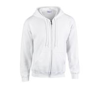 Gildan - Heavy Blend™ Adult Full Zip Hooded Sweatshirt White - Gr. - S