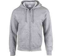 Gildan Heavy Blend Kapuzenjacke (3XL) (Sportgrau)