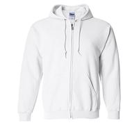 Gildan Kapuzenjacke Heavy Blend Weiß Größe L