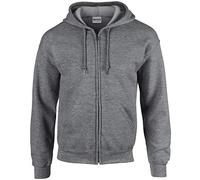 Gildan Heavy Blend Kapuzenjacke (XL) (Graphit meliert)