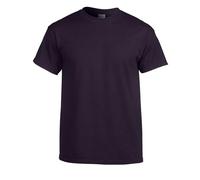 Gildan T-Shirt G5000 Heavy Cotton™ Kurzarm Rundhals Unisex Blackberry (Heather) XL